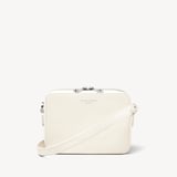 Camera Crossbody with Changeable Straps Chalk White Pebble