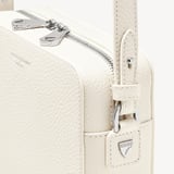 Camera Crossbody with Changeable Straps Chalk White Pebble