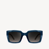 Hamptons Rectangular Sunglasses Blue Crystal 