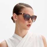 Ascot Cat-Eye Sunglasses Tortoiseshell 
