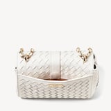 Lottie Chalk White Woven Leather