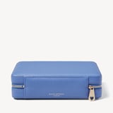 Large Travel Jewellery Case Capri Blue Pebble