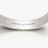 Enamel Bangle Navy Enamel & Palladium Silver Plated