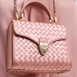 Midi Mayfair® Blush Pink Metallic Woven Leather
