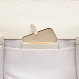 Mini Mayfair® Ivory Canvas Raffia