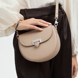 Portobello Crossbody Soft Taupe Pebble