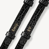 Trunk Black Patent Croc