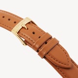 Mayfair® Classic Watch 23ct Gold Plated - Smooth Caramel