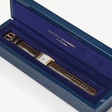 Mayfair® Classic Watch 23ct Gold Plated - Deep Shine Chestnut Croc