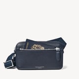 Reporter Compact Crossbody Navy Pebble