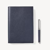 A5 Refillable Journal & Pen Set Navy Pebble