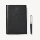 A5 Refillable Journal & Pen Set Black Pebble