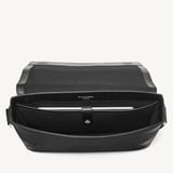 Slim Postman Messenger Black Saffiano