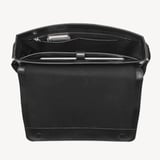 Slim Postman Messenger Black Saffiano