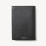 A5 Refillable Luxury Journal Black Saffiano with Soft Suede Lining