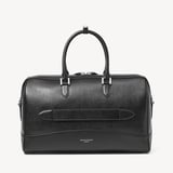 Connaught Flight Work Bag Black Saffiano