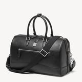 Connaught Flight Work Bag Black Saffiano