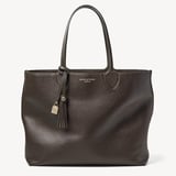 Hudson Tote Chocolate Milled Pebble