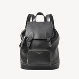 Hudson Medium Backpack Black Milled Pebble