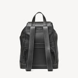 Hudson Medium Backpack Black Milled Pebble