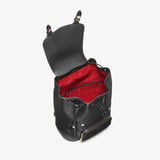 Hudson Medium Backpack Black Milled Pebble