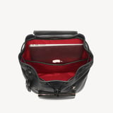Hudson Medium Backpack Black Milled Pebble