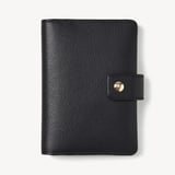Duo Passport Cover Black Soft Saffiano