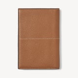 Hudson Passport Cover Tan Milled Pebble