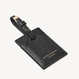 Hudson Luggage Tag Black Milled Pebble