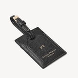 Hudson Luggage Tag Black Milled Pebble