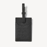 Hudson Luggage Tag Black Milled Pebble