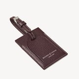 Hudson Luggage Tag Wine Milled Pebble