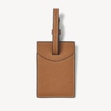 Hudson Luggage Tag Tan Milled Pebble