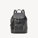Hudson Small Backpack Black Milled Pebble