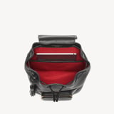 Hudson Small Backpack Black Milled Pebble