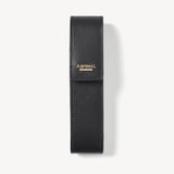 Duo Pen Case Black Soft Saffiano