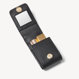 Duo Lipstick Case Black Soft Saffiano