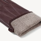 Women's Cashmere Lined Leather Gloves Fig Nappa