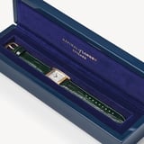 Mayfair® Classic Watch 23ct Gold Plated - Deep Shine Evergreen Croc