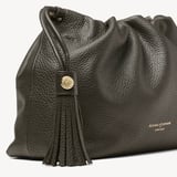 Soho Large Crossbody Pouch Chocolate Milled Pebble