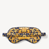 Silk Eye Mask Set Navy Signature Shield Pure Silk