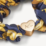 Silk Eye Mask Set Navy Signature Shield Pure Silk