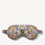 Silk Eye Mask Set Heritage Blue Signature Shield Pure Silk