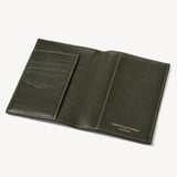 Hudson Passport Cover Forest Green Milled Pebble