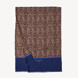 Merino & Silk Stole Leopard Print