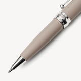 Baby Ballpoint Enamel Pen Moleskin & Silver Plated