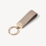 Oval Loop Keyring Moleskin Soft Saffiano