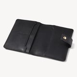 Duo Passport Cover Black Soft Saffiano
