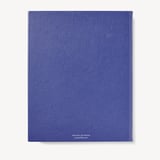 2026 A4 Week to View Leather Diary Cobalt Blue Pebble