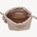 Soho Crossbody Pouch Moleskin Woven Leather